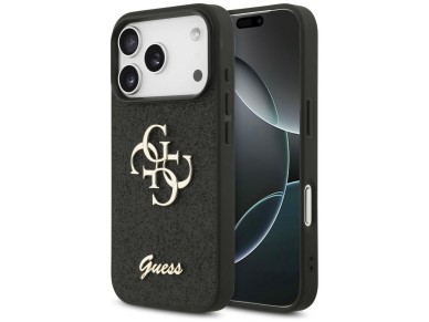 Guess Fixed Glitter Big 4G Case for iPhone 17 Pro / 18 Pro - Black Guess Fixed Glitter Big 4G Case for iPhone 17 Pro / 18 Pro - Black