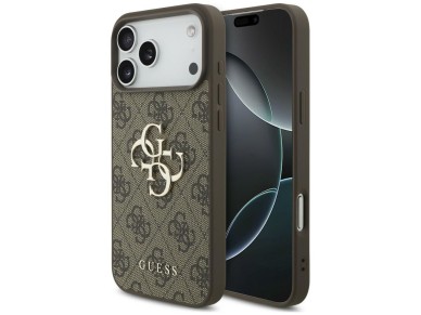 Guess 4G Big Logo Case for iPhone 17 Pro / 18 Pro - Brown Guess 4G Big Logo Case for iPhone 17 Pro / 18 Pro - Brown