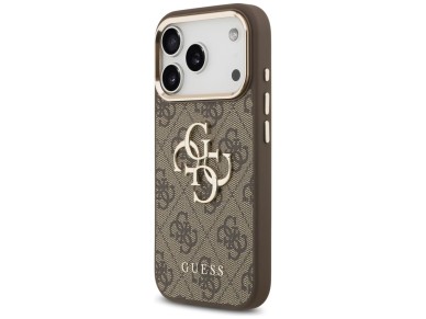 Guess 4G Big 4G Classic Logo Case for iPhone 17 Pro Max / 18 Pro Max - Brown and Gold Guess 4G Big 4G Classic Logo Case for iPhone 17 Pro Max / 18 Pro Max - Brown and Gold