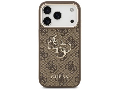 Guess 4G Big 4G Classic Logo Case for iPhone 17 Pro Max / 18 Pro Max - Brown and Gold Guess 4G Big 4G Classic Logo Case for iPhone 17 Pro Max / 18 Pro Max - Brown and Gold