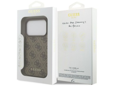 Guess 4G Classic Case for iPhone 17 Pro / 18 Pro - Brown Guess 4G Classic Case for iPhone 17 Pro / 18 Pro - Brown