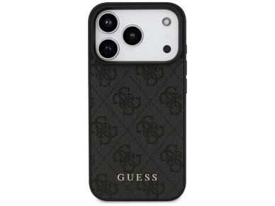 Capa Guess 4G Classic para iPhone 17 Pro / 18 Pro - Preta Capa Guess 4G Classic para iPhone 17 Pro / 18 Pro - Preta