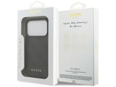 Capa Guess 4G Classic para iPhone 17 Pro / 18 Pro - Preta Capa Guess 4G Classic para iPhone 17 Pro / 18 Pro - Preta
