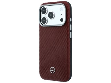 Mercedes Leather Semi Wrap Wood Effect MagSafe case for iPhone 17 Pro Max / 18 Pro Max - burgundy Mercedes Leather Semi Wrap Wood Effect MagSafe case for iPhone 17 Pro Max / 18 Pro Max - burgundy