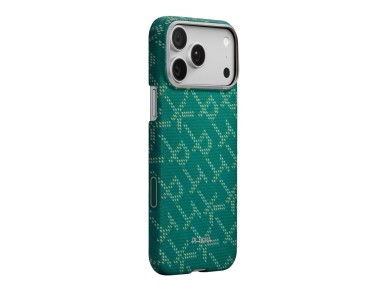 Case PITAKA Ultra-Slim Monogram MagSafe for iPhone 17 Pro Max gold green Case PITAKA Ultra-Slim Monogram MagSafe for iPhone 17 Pro Max gold green