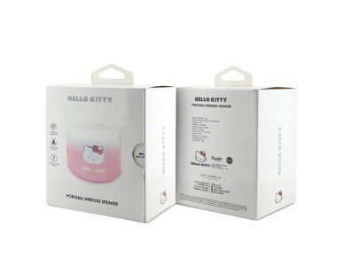 Caixa de som Bluetooth Hello Kitty Electroplate Gradient - rosa Caixa de som Bluetooth Hello Kitty Electroplate Gradient - rosa