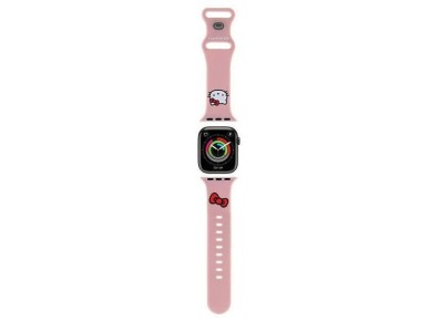 Hello Kitty Silicone Kitty Head Strap for Apple Watch 42/44/45/49mm - Pink Hello Kitty Silicone Kitty Head Strap for Apple Watch 42/44/45/49mm - Pink