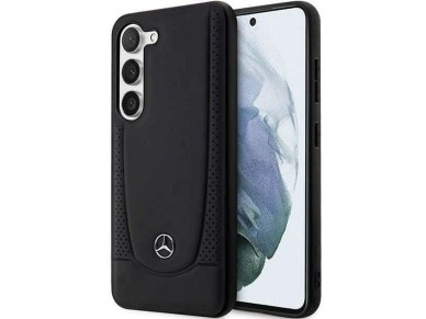 Mercedes Leather Urban case for Samsung Galaxy S23 FE - black Mercedes Leather Urban case for Samsung Galaxy S23 FE - black