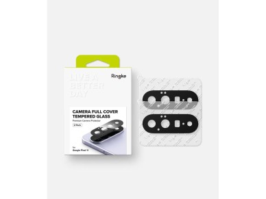 Pacote com 2 capas protetoras para c�mera Ringke para Google Pixel 11 - Preto