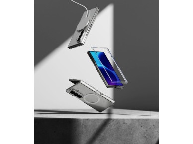 Capa Ringke Slim Magnetic MagSafe para Samsung Galaxy Z Fold 8 - Transparente