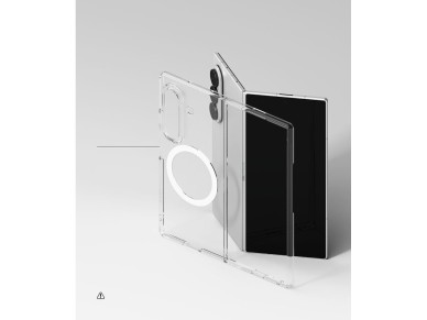 Capa Ringke Slim Magnetic MagSafe para Samsung Galaxy Z Fold 8 - Transparente