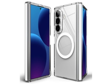 Capa magn�tica Ringke Fusion Flap MagSafe para Samsung Galaxy Z Fold 8 Ultra - Transparente