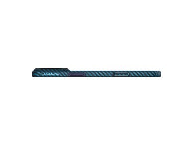 Capa PITAKA Ultra-Fina MagSafe para iPhone 17 Pro preta e azul Capa PITAKA Ultra-Fina MagSafe para iPhone 17 Pro preta e azul