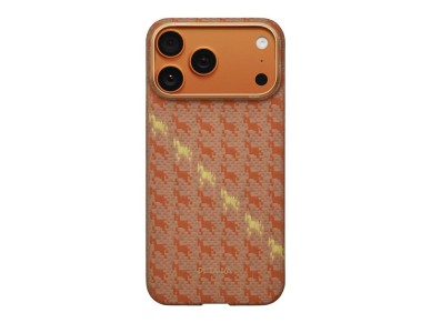 Capa PITAKA Happiness Rides Edge MagSafe para iPhone 17 Pro Max �mbar