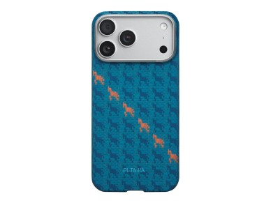 Capa PITAKA Happiness Rides Edge MagSafe para iPhone 17 Pro Max �ndigo