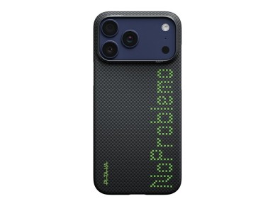 Capa PITAKA Aries Ultra-Slim Sem problemas MagSafe para iPhone 17 Pro Max preta
