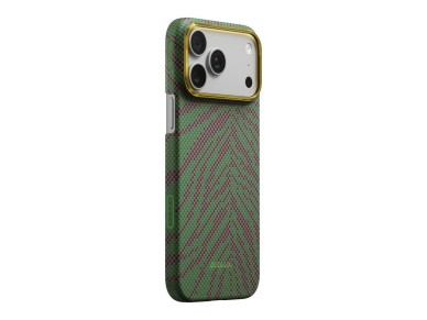 Funda PITAKA Edge Case Etui Breath of Veins para iPhone 17 Pro sprout surge