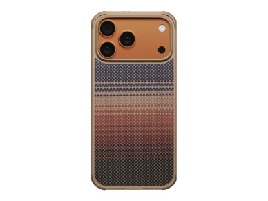 Capa PITAKA Aramid ProGuard MagSafe para iPhone 17 Pro pôr do sol Capa PITAKA Aramid ProGuard MagSafe para iPhone 17 Pro pôr do sol
