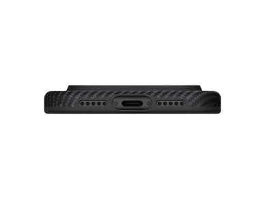 Capa PITAKA Aramid UltraGuard MagSafe para iPhone 17 Pro preta cinza Capa PITAKA Aramid UltraGuard MagSafe para iPhone 17 Pro preta cinza