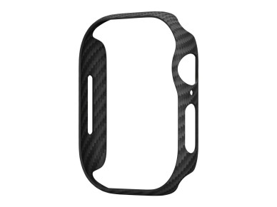 Capa PITAKA Air para Apple Watch 10/11 (42 mm) preta e cinza