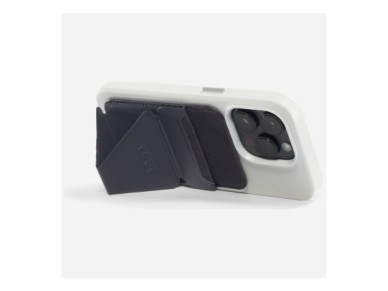 Carteira magn�tica e suporte para celular Moft Movas Snap-On MagSafe, preta