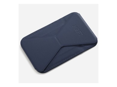Carteira magnética e suporte para celular Moft Movas Snap-On MagSafe azul marinho Carteira magnética e suporte para celular Moft Movas Snap-On MagSafe azul marinho