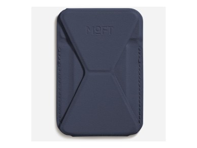 Carteira magnética e suporte para celular Moft Movas Snap-On MagSafe azul marinho Carteira magnética e suporte para celular Moft Movas Snap-On MagSafe azul marinho