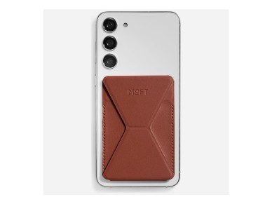 Moft Movas Self-Adhesive Wallet and Phone Stand brown Moft Movas Self-Adhesive Wallet and Phone Stand brown