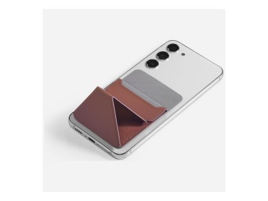 Moft Movas Self-Adhesive Wallet and Phone Stand brown Moft Movas Self-Adhesive Wallet and Phone Stand brown