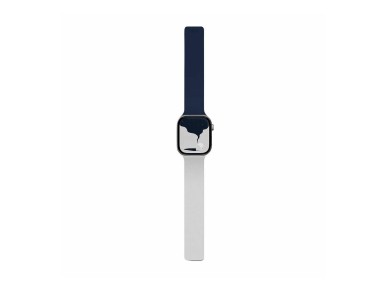 Pulseira Moft Snap Duo para Apple Watch 1-5/6/7/8/9/10/11/SE/SE 2/SE 3 (38/40/41/42 mm) azul marinho