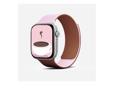 Pulseira Moft Snap Duo para Apple Watch 1-5/6/7/8/9/10/11/SE/SE 2/SE 3 (38/40/41/42 mm) rosa/marrom