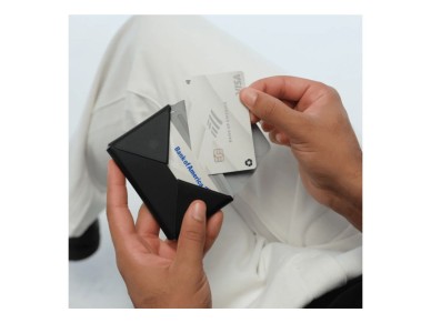 Carteira magnética Moft Agile Travel MagSafe para tripé na cor preta Carteira magnética Moft Agile Travel MagSafe para tripé na cor preta