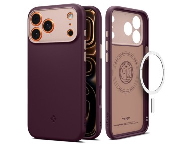Spigen Nano Pop MagSafe case for iPhone 18 Pro Max / 17 Pro Max - dark cherry
