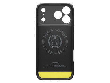 Spigen Rugged Armor MagSafe Case for iPhone 18 Pro / 17 Pro - Matte Black