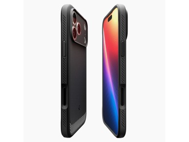 Spigen Rugged Armor MagSafe Case for iPhone 18 Pro / 17 Pro - Matte Black