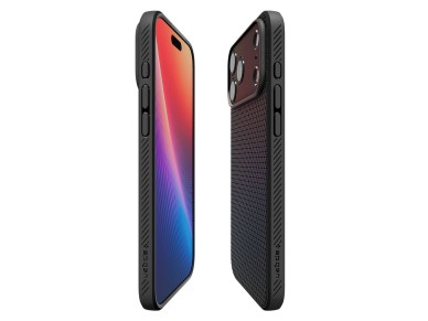 Spigen Liquid Air Case for iPhone 18 Pro / 17 Pro - Matte Black