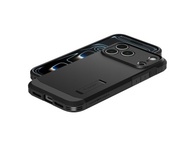Spigen Tough Armor MagSafe case for iPhone 18 Pro / 17 Pro - black
