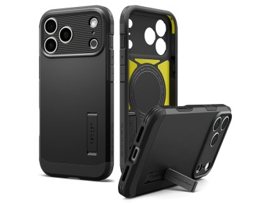 Spigen Tough Armor MagSafe case for iPhone 18 Pro / 17 Pro - black