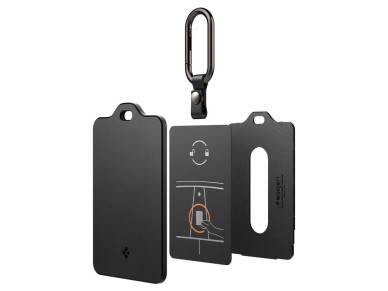 Porta-cartões Spigen TO243 para chaves de carro Tesla - Preto Porta-cartões Spigen TO243 para chaves de carro Tesla - Preto