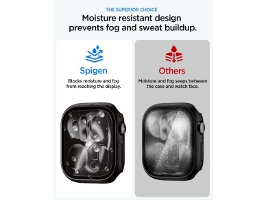 Funda Spigen Thin Fit 360 para Apple Watch de 46 mm - Negra Funda Spigen Thin Fit 360 para Apple Watch de 46 mm - Negra