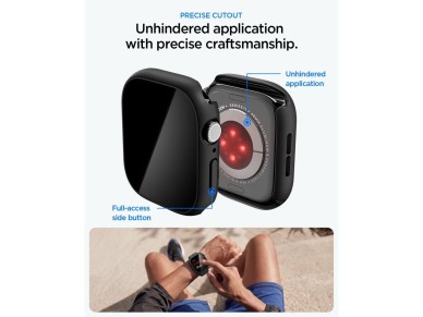 Funda Spigen Thin Fit 360 para Apple Watch de 46 mm - Negra Funda Spigen Thin Fit 360 para Apple Watch de 46 mm - Negra