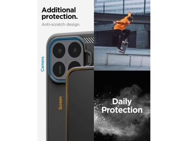 Spigen Rugged Armor Case for Xiaomi 17T - Matte Black