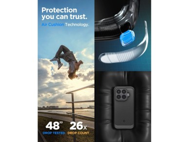 Spigen Rugged Armor Case for Xiaomi 17T - Matte Black