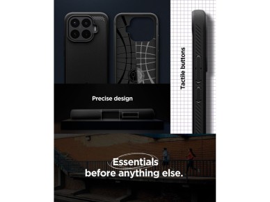 Funda Spigen Rugged Armor para Xiaomi 17T Pro - negro mate Funda Spigen Rugged Armor para Xiaomi 17T Pro - negro mate