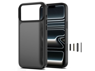 Capa Tech-Protect Magmat CC para iPhone 18 Pro Max / 17 Pro Max - Preto Fosco