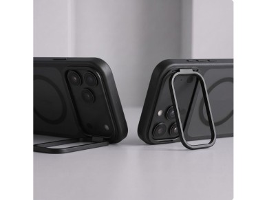 Tech-Protect MagStand MagSafe CC Case for iPhone 18 Pro / 17 Pro - Matte Black Tech-Protect MagStand MagSafe CC Case for iPhone 18 Pro / 17 Pro - Matte Black