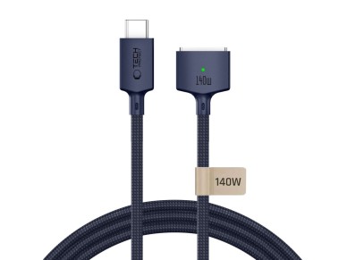 Tech-Protect MMC01 Ultraboost USB-C / MagSafe 3 140W 300cm Cable for MacBook - Navy Blue Tech-Protect MMC01 Ultraboost USB-C / MagSafe 3 140W 300cm Cable for MacBook - Navy Blue
