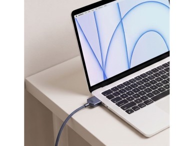 Cabo Tech-Protect MMC01 Ultraboost USB-C / MagSafe 3 140W 300cm para MacBook - Azul Marinho Cabo Tech-Protect MMC01 Ultraboost USB-C / MagSafe 3 140W 300cm para MacBook - Azul Marinho
