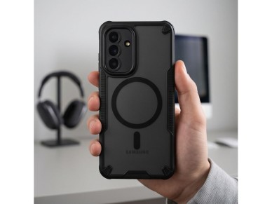Capa Tech-Protect Rugged Shield MagSafe para Samsung Galaxy A17 / A18 / A26 4G / 5G - Preto Fosco Capa Tech-Protect Rugged Shield MagSafe para Samsung Galaxy A17 / A18 / A26 4G / 5G - Preto Fosco