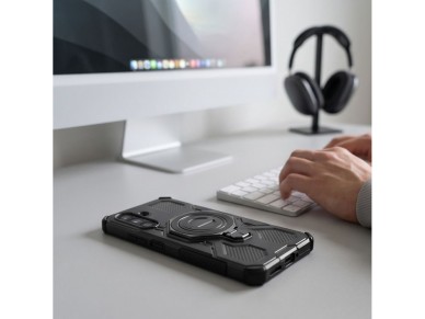 Funda Tech-Protect TacticStand MagSafe para Samsung Galaxy A17 / A18 4G / 5G - Negro mate Funda Tech-Protect TacticStand MagSafe para Samsung Galaxy A17 / A18 4G / 5G - Negro mate